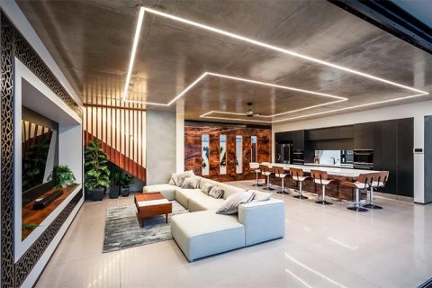 Polished Concrete Ceiling
